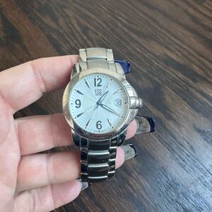 Vintage ESQ Swiss quartz stainless steel watch